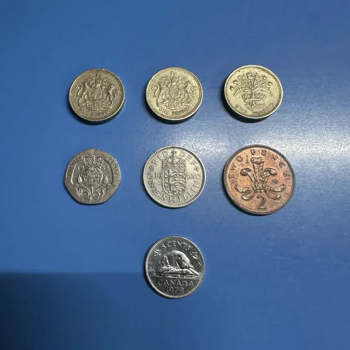 [BUNJANG] United Kingdom &amp; Canada Coin Bundle / 영국 캐나다 동전