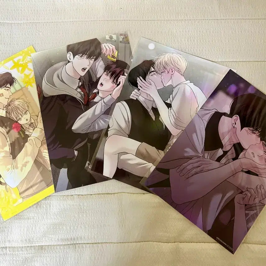 [BUNJANG] Mope fun Waggle exhibition A4 Poster Set / 모펀 와글전 A4포스터 4종 풀세트