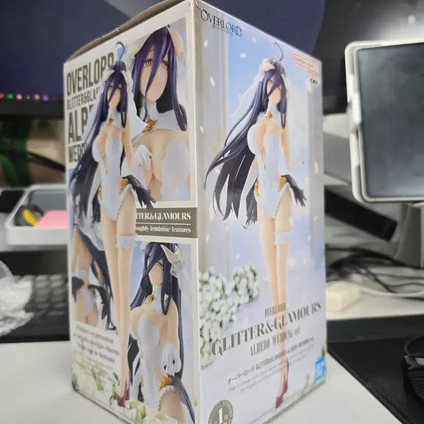 [BUNJANG] Banpresto Overlord Albedo Glitter &amp; Glamours Wedding Ver. Figure (Unsealed) / 개봉]반프레스토 오버로드 알베도 글리터&amp;글래머러스 웨딩 ver. 피규어