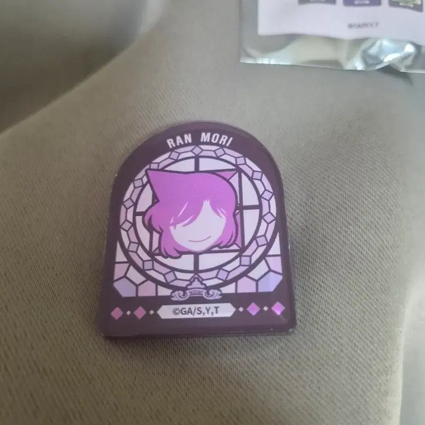 [BUNJANG] Detective Conan Collaboration Cafe Acrylic Magnet Badge Ran Mori / 명탐정코난 콜라보카페 아크릴 마그넷 뱃지 모리 란 유미란