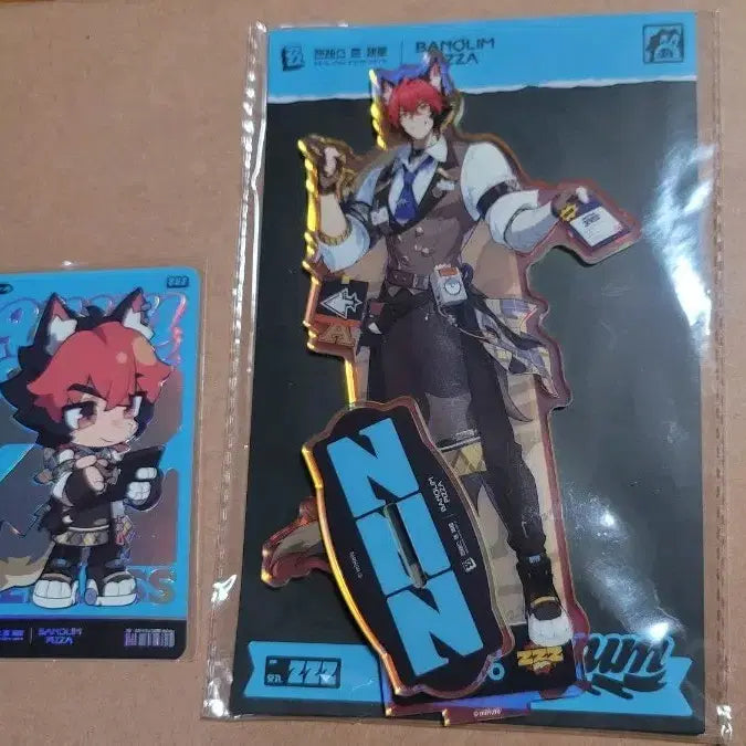 [BUNJANG] Zenless Zone Zero Mana To Acrylic Stand &amp; Photocard Set / 젠레스존제로 젠존제 마나토 아크릴스탠드, 포토카드 반올림피자