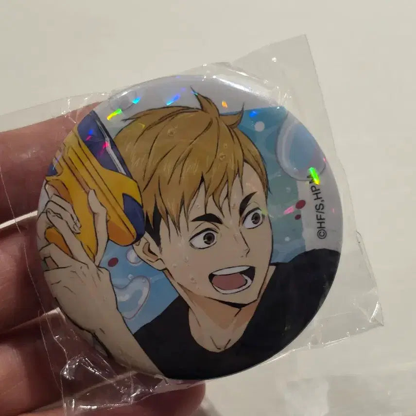 [BUNJANG] Haikyuu!! Water Gun Play Can Badge MiyAtsumu / 하이큐 물총놀이 캔뱃지 미야아츠무