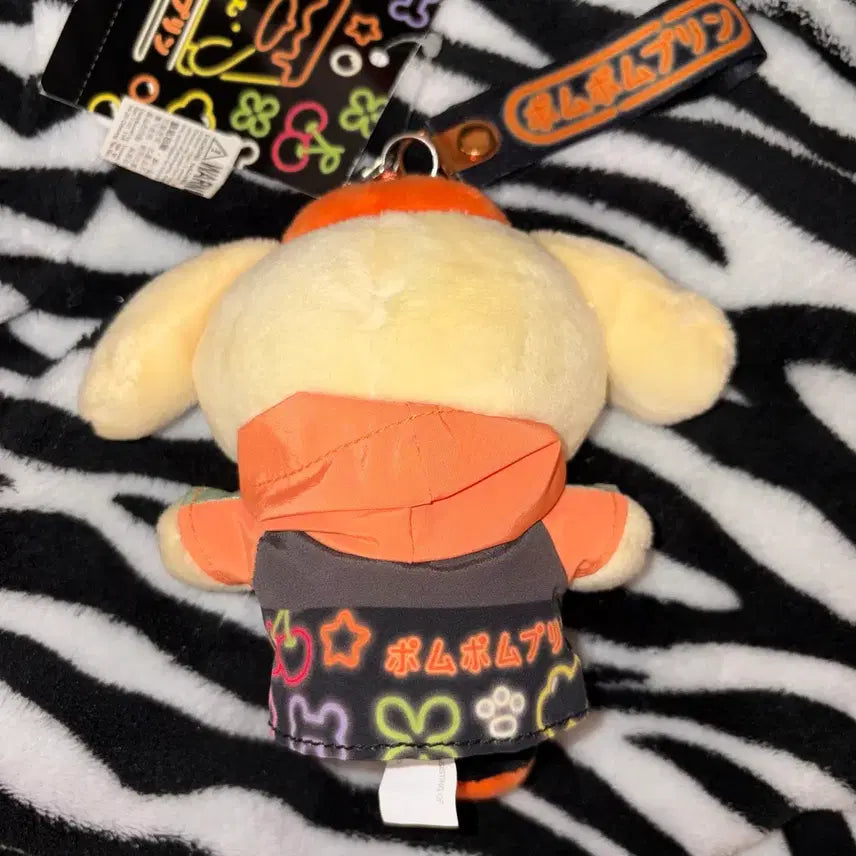 [BUNJANG] Sanrio Pom Pom Purin Vivid Neon Series Keyring / 산리오 폼폼푸린 키링 비비드 네온 시리즈