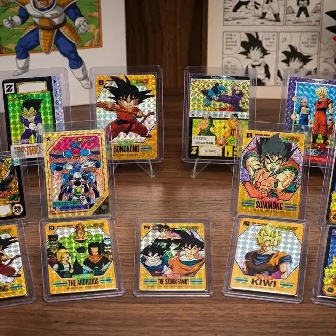 [BUNJANG] Dragon Ball Z Prism Card Set (13 Types) / (레어템) 드래곤볼Z 프리즘카드 13종 일괄 판매합니다