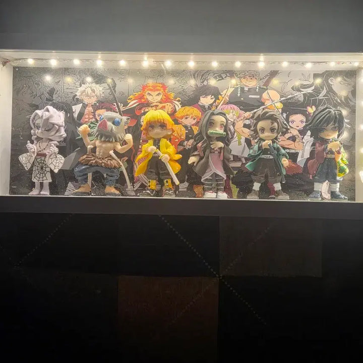 [BUNJANG] Demon Slayer Figure with LED Lighting Set / 귀멸의 칼날 피규어 LED 조명 세트