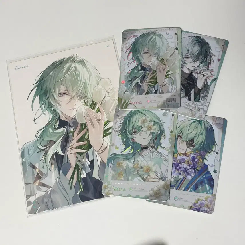 [BUNJANG] Honkai Star Rail Anya Cyan Dot Photocard + Postcard Set / 붕괴 스타레일 붕스 아낙사 시안닷 7서코 포토카드 포카 엽서 ㅂㄴ님