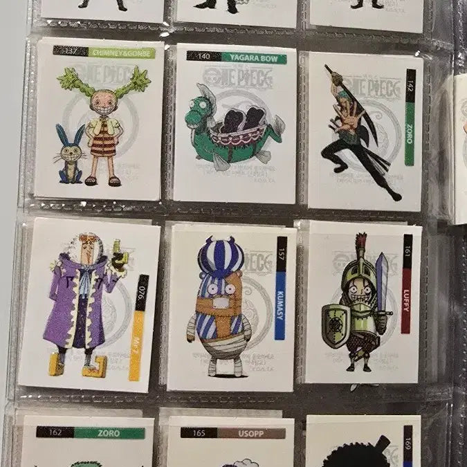[BUNJANG] Toei Animation One Piece Tteokbokki Seal Bundle Set / 삼립 원피스 띠부띠부씰 일괄