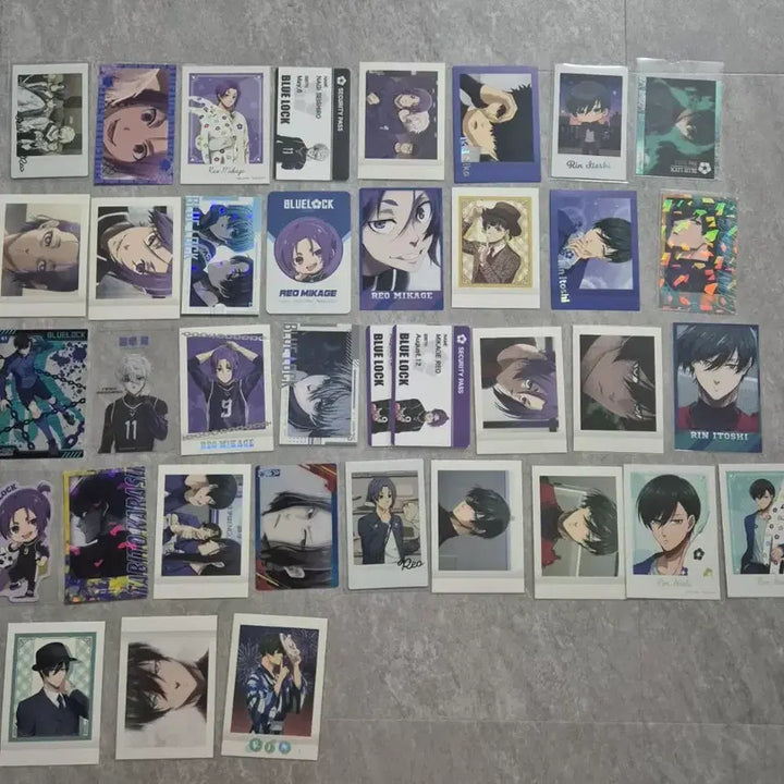 [BUNJANG] Blue Lock Paper Goods Bundle Set - Various Characters / 블루록 지류 일괄 레오 사에 나기 린 치기리 바치라 쿠니가미 이사기