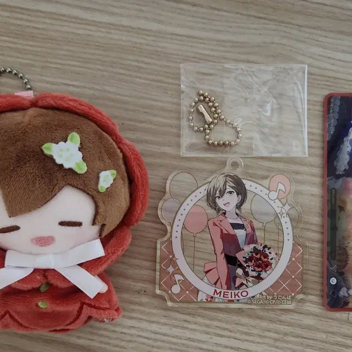 [BUNJANG] Meiko Akano Acrylic Flower Plush Doll / 메이코 감사제 아크릴 꽃송이 누이 인형