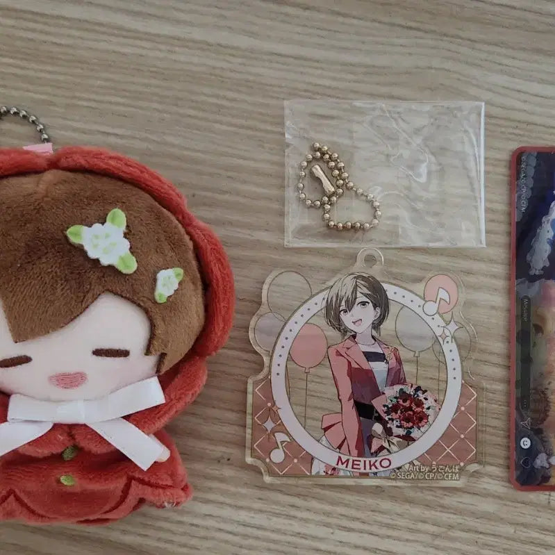 [BUNJANG] Meiko Akano Acrylic Flower Plush Doll / 메이코 감사제 아크릴 꽃송이 누이 인형