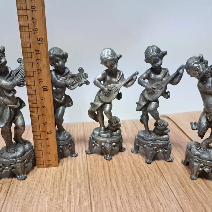 [BUNJANG] Vintage Ballet Dancer Figurines Set (Set of 5) / (3) 빈티지,악대 장식품,높이14~15센티 (5개 총무게2.5키로) 세월의 흔적 있어요