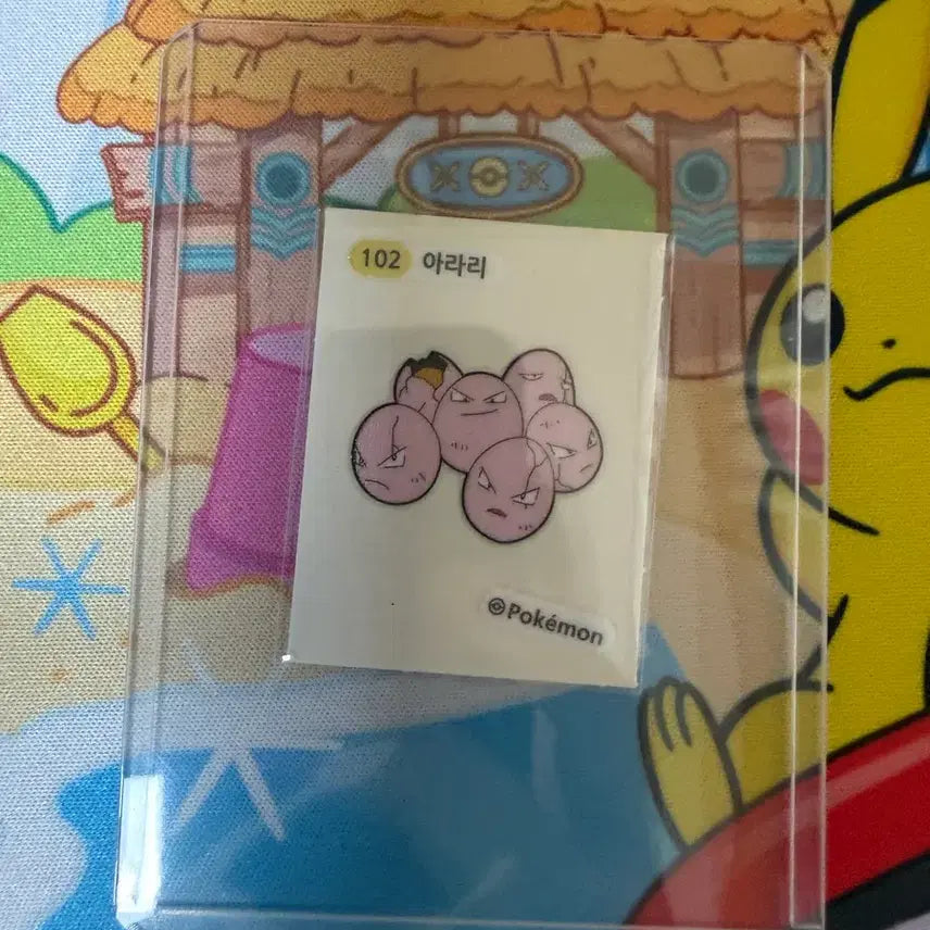[BUNJANG] Pokemon Bread Sticker - Exeggcute / 포켓몬스터 띠부씰 - 아라리