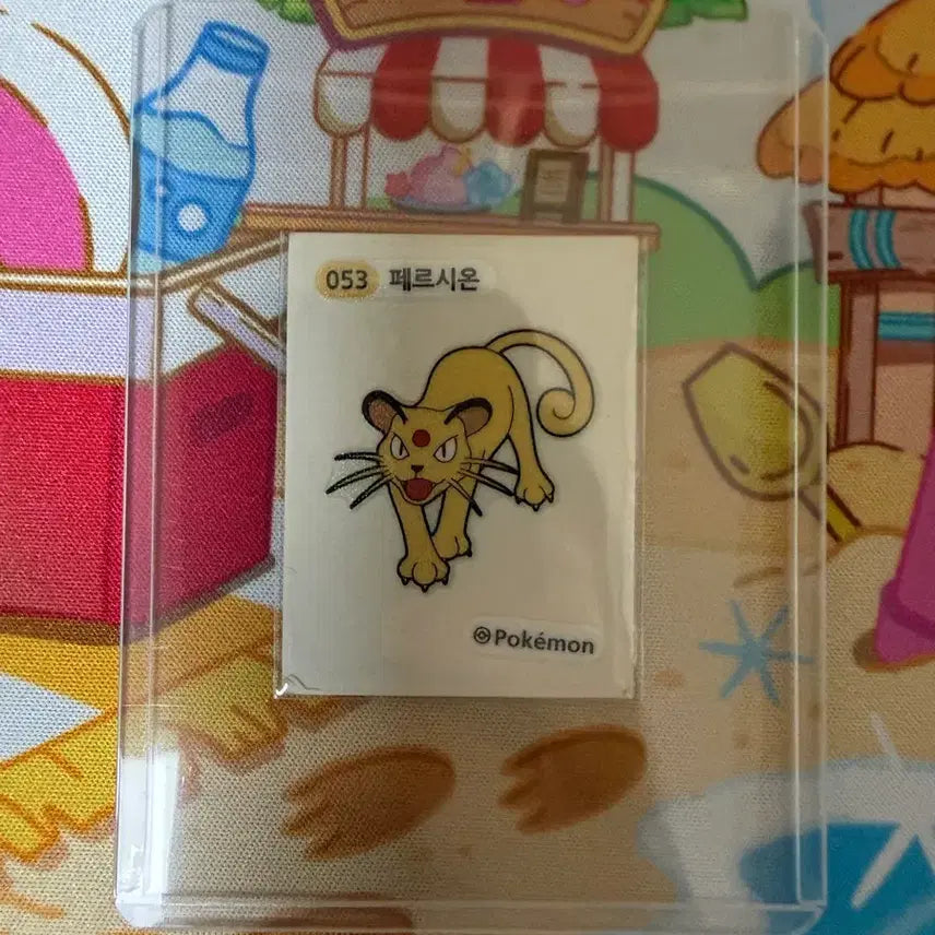 [BUNJANG] Pokemon Sticker - Pershian / 포켓몬스터 띠부씰 - 페르시온