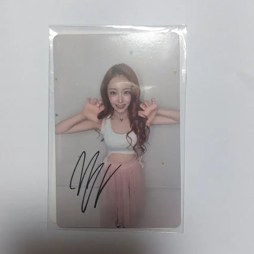 [BUNJANG] STAYC Sumin Signed Music Show Photocard / 스테이씨 수민 싸인 공방 포카 // 사인 포토카드 stayc