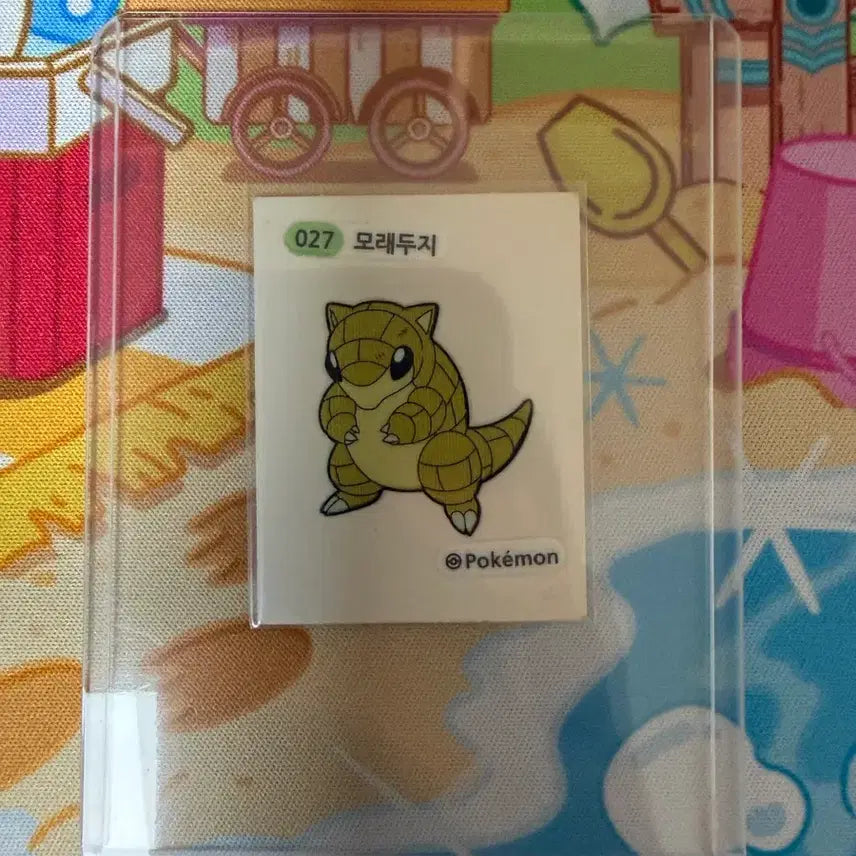 [BUNJANG] Pokemon Sticker - Sandshrew / 포켓몬스터 띠부씰 - 모래두지