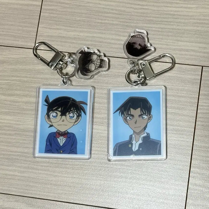 [BUNJANG] Detective Conan The Hyundai Pop-Up Store Polaroid Set - Heiji Hattori &amp; Shinichi Kudo / 명탐정코난 더현대 팝업 증명사진 증사 키링 하인성 핫토리 헤이지 코난 일괄 양도 교환