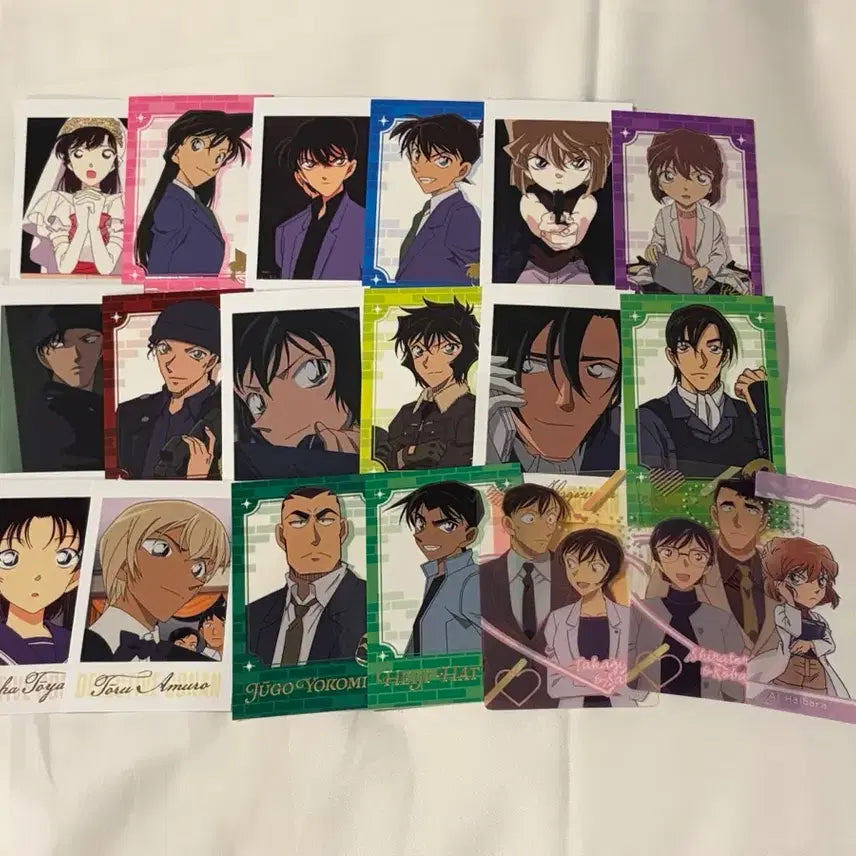 [BUNJANG] Detective Conan Double Photocard Collection Vol. 3 - Ran, Shinichi, Amuro, Heiji / 명탐정코난 W 더블 포토카드 컬렉션 W 3탄 하기와라 란 쿠도 신이치 아무로 헤이지