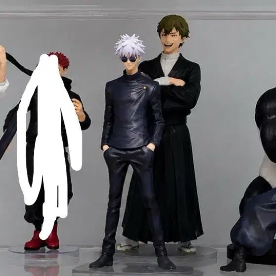 [BUNJANG] Jujutsu Kaisen Figure 5-Character Bundle Set (Gojo, Geto, Yuta, Panda, Naoya) / (무료 배송) 주술회전 피규어 5종 일괄 판매 (고죠,게토,유타,판다,나오야)