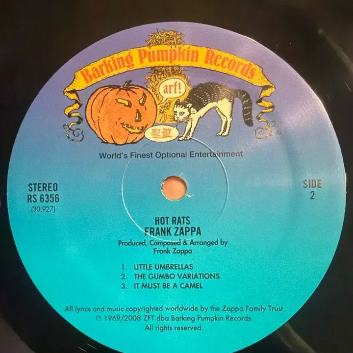 [BUNJANG] Frank Zappa Hot Rats LP (2008 US Pressing) / 프랭크 자파 Hot Rats LP (2009, 미국반)