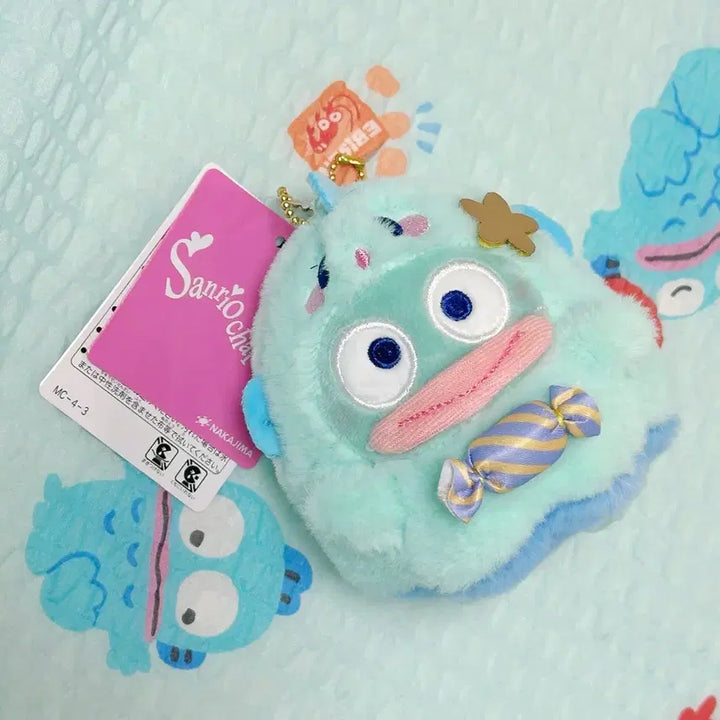 [BUNJANG] Hangyodon Candy Ghost Obake Doll Keyring / 한교동 캔디 유령 오바케 인형키링 [정품/새상품]