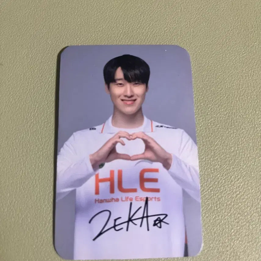 [BUNJANG] HLE Zeka Hanwha Life Esports Photocard / Hle zeka 한화생명 제카 포카