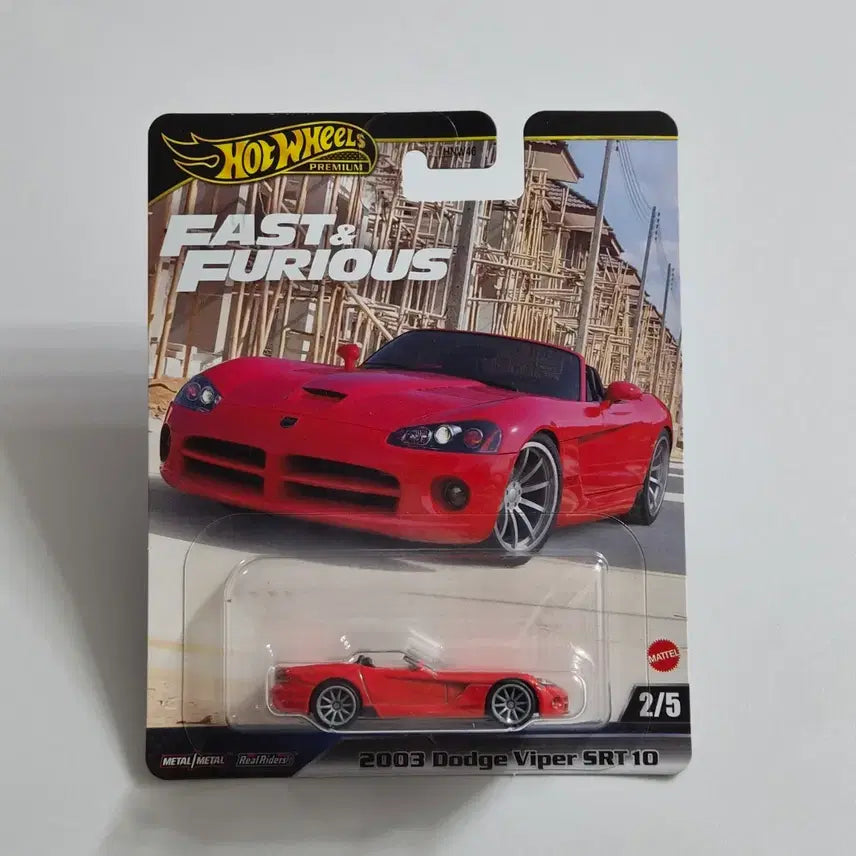 [BUNJANG] Hot Wheels Premium Dodge Viper SRT10 Fast &amp; Furious 2003 Sealed / 핫휠 프리미엄 닷지 바이퍼 SRT10 분노의 질주 미개봉