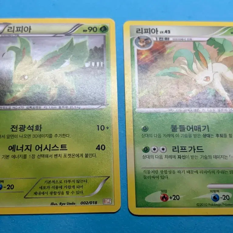 [BUNJANG] Pokemon Card Leafeon DP BGZ Set / 포켓몬카드 리피아 DP BGZ 세트