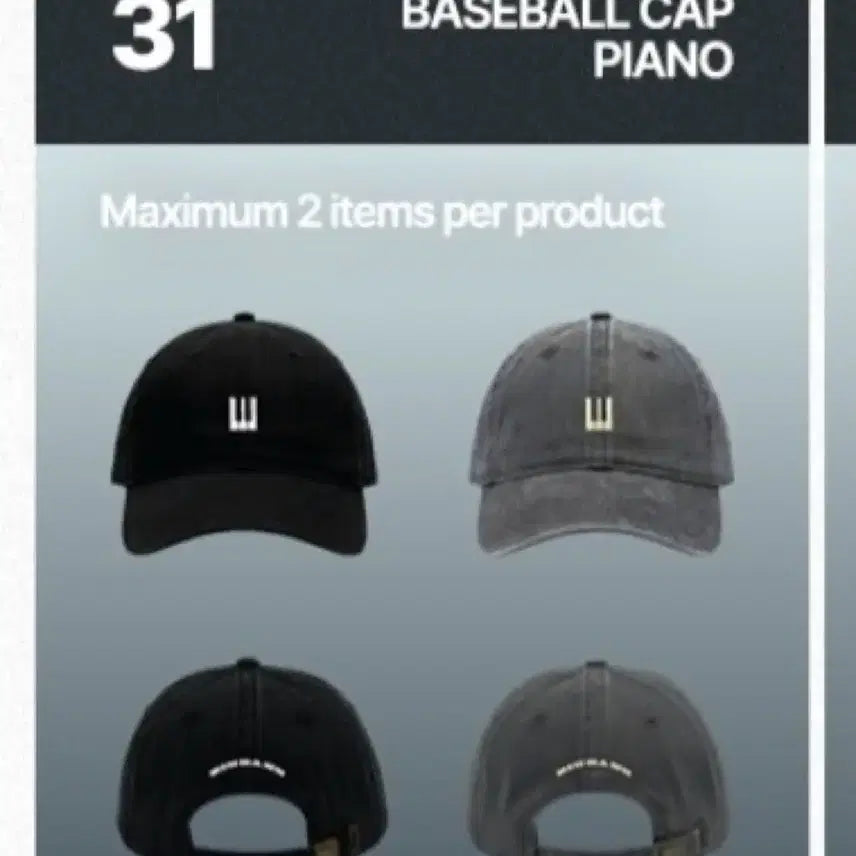 [BUNJANG] BIGBANG 20th Anniversary Media Exhibition Baseball Cap Charcoal / 차콜)빅뱅 20주년 기념 미디어 전시회 베이스볼 캡 피아노