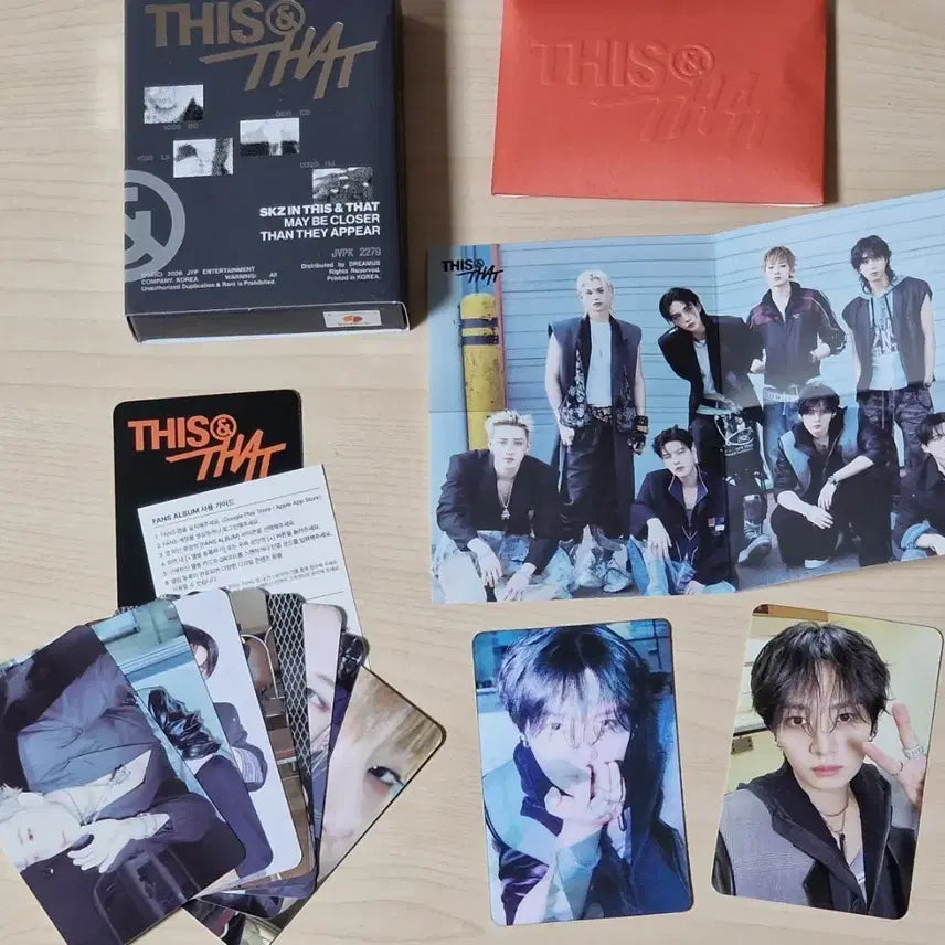 [BUNJANG] Stray Kids THIS &amp; THAT Photocard Set (Lee Know) / 스트레이키즈 THIS &amp; THAT FANS ver. 앨범 리노 포토카드 세트