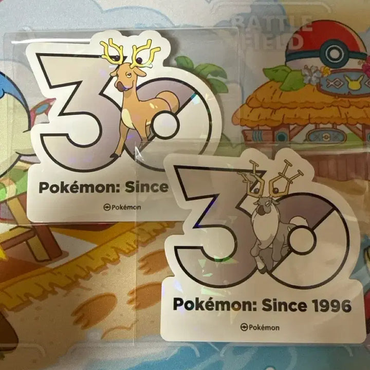 [BUNJANG] Pokemon 30th Anniversary Sticker - Zygarde / 포켓몬스터 30주년 스티커 - 노라키, 신비록 일괄