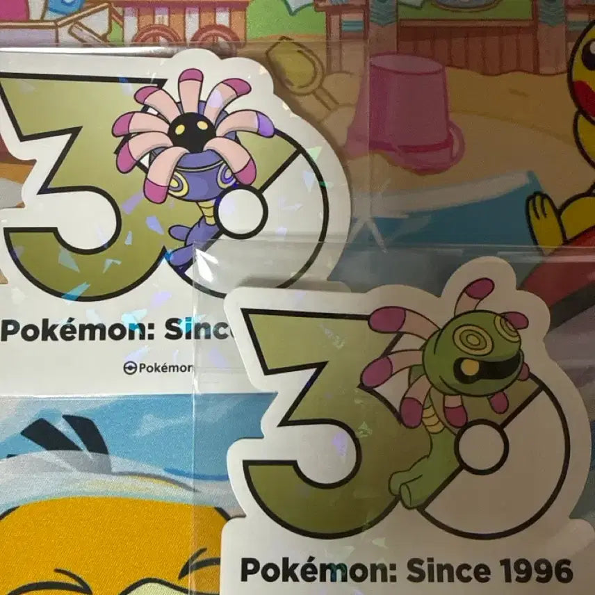 [BUNJANG] Pokemon 30th Anniversary Sticker - Lilligant / 포켓몬스터 30주년 스티커 - 릴링, 릴리요 일괄