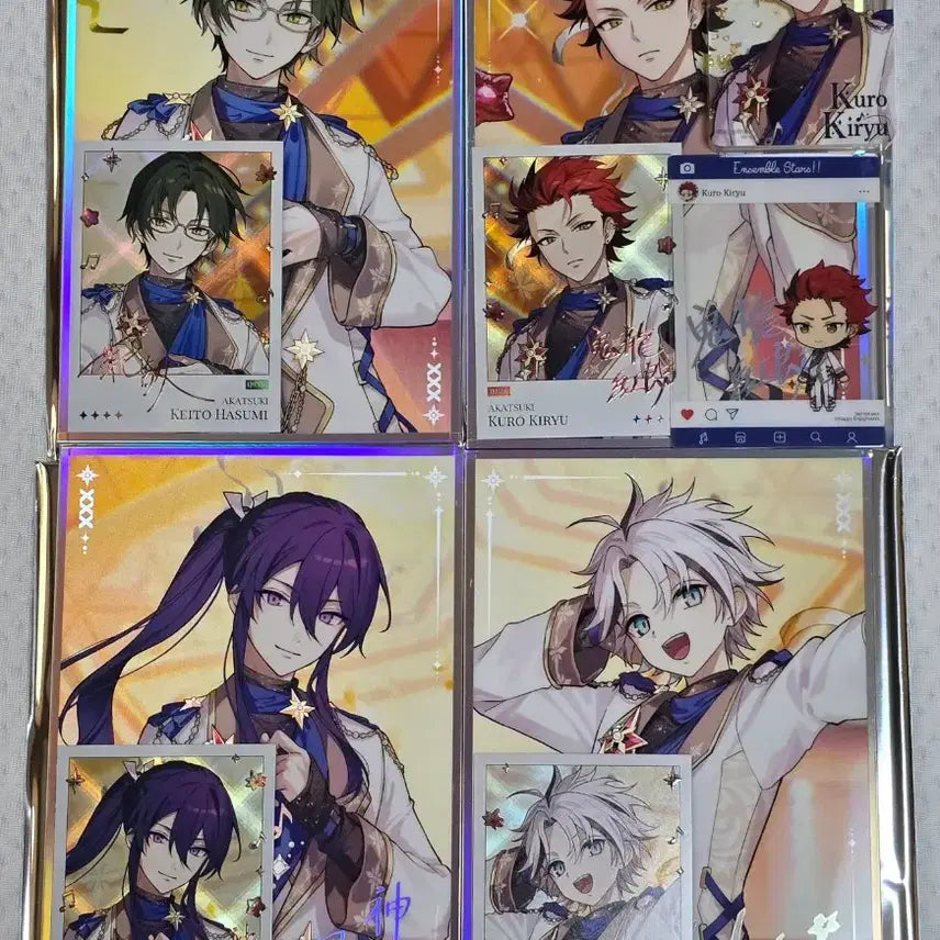 [BUNJANG] Ensemble Stars! Kaito, Kuro, Soma, Ibuki Momofun Popup 10th Anniversary Merch Set / 앙스타 홍월 케이토 쿠로 소마 이부키 16특 7특 모펀 팝업