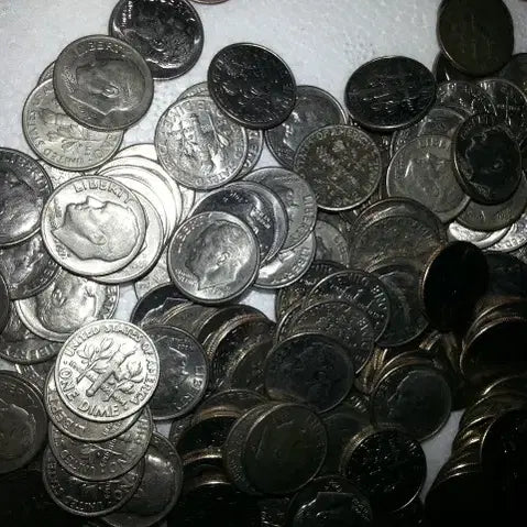 [BUNJANG] 40 x US Ten Cents Coins (Circulated) / 10센트 40개 미국 중고