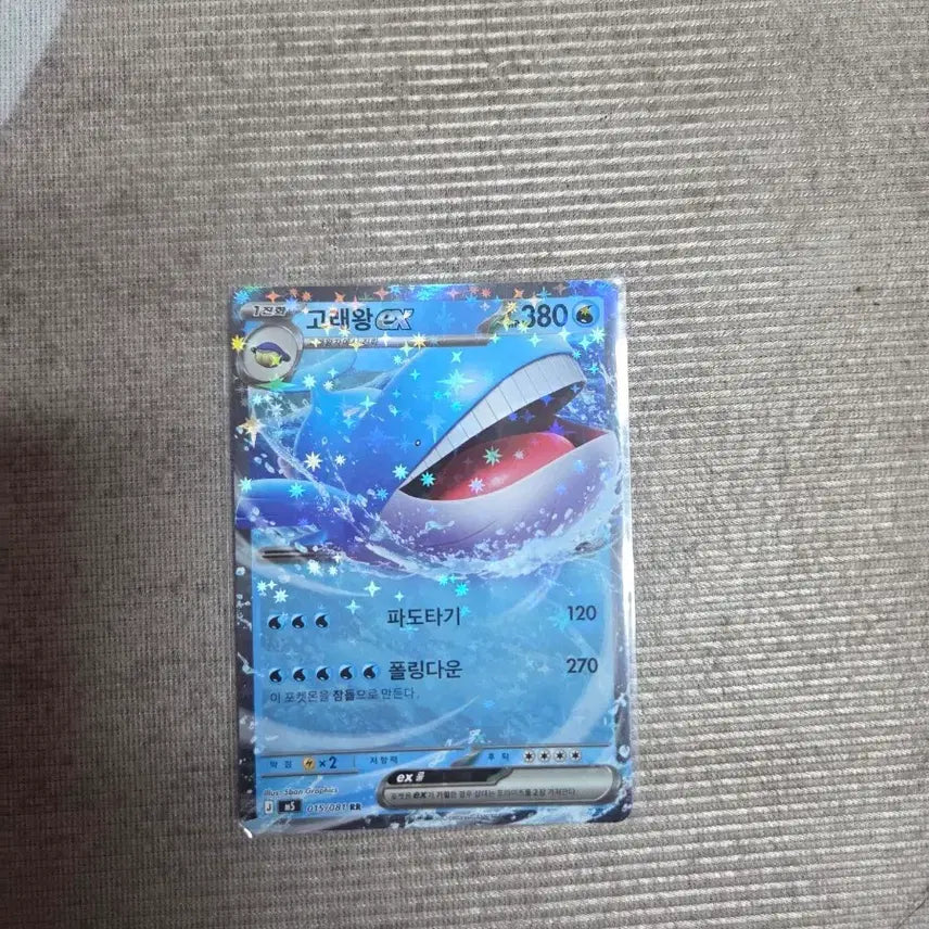 [BUNJANG] Pokemon Card Wailmer EX RR / 포켓몬 카드 고래왕 EX RR