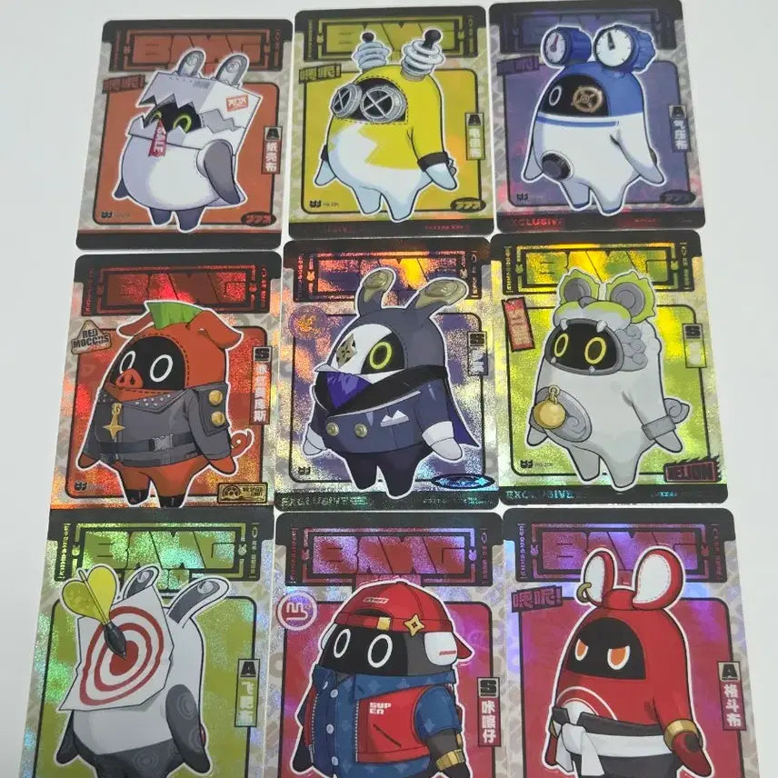 [BUNJANG] Zenless Zone Zero Shining Soul Card Bangbu 9-Piece Set / 젠레스 존 제로 샤이닝소울 카드 - 방부 9종 set