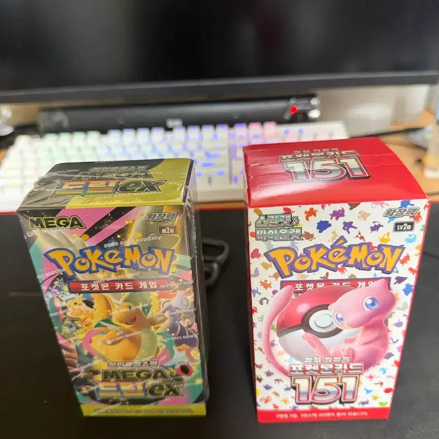 [BUNJANG] Pokemon Card Game 151 &amp; Mega EX Series Booster Packs (Sealed) / 한판 메가드림, 151