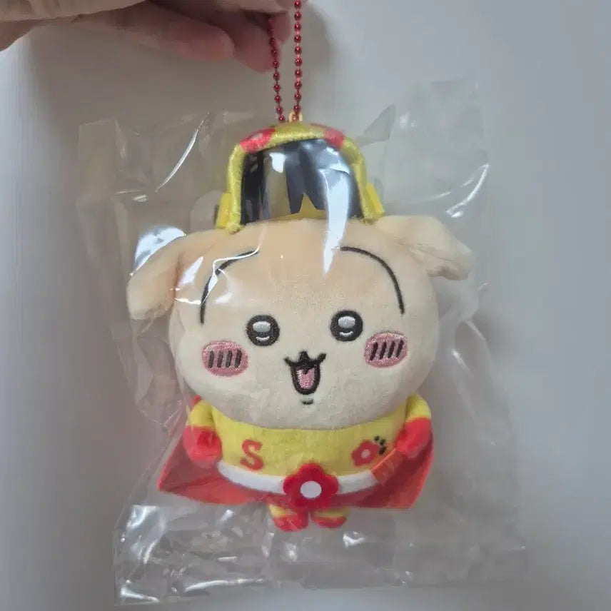 [BUNJANG] Chiikawa Usagi Superman Mascot Plush / 치이카와 우사기 슈퍼맨 슷파이만 스파이만 마스코트 인형