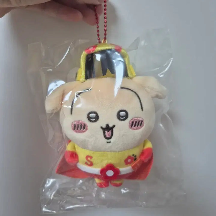 [BUNJANG] Chiikawa Usagi Superman Mascot Plush / 치이카와 우사기 슈퍼맨 슷파이만 스파이만 마스코트 인형