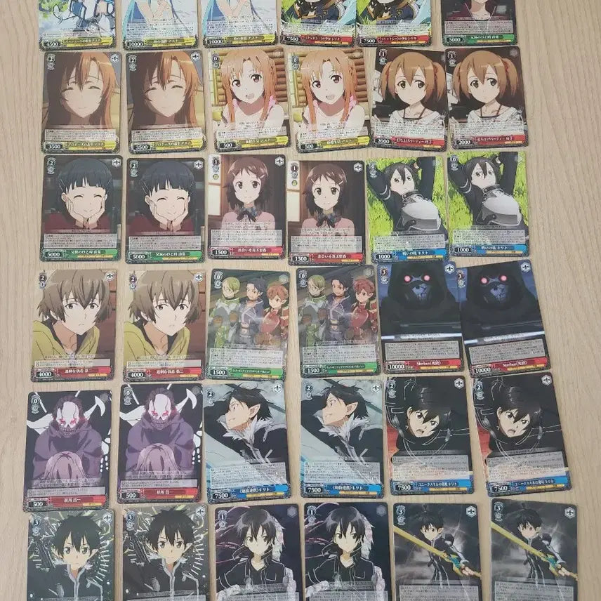 [BUNJANG] Weiss Schwarz Sword Art Online Card Bundle Set / 바이스슈발츠  소드 아트 온라인 카드