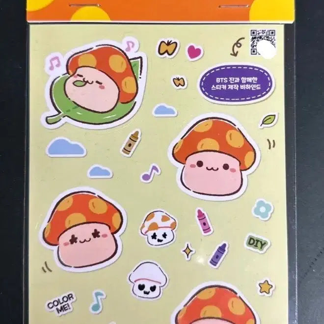 [BUNJANG] MapleStory Jin Orange Mushroom Sticker / 메이플스토리 BTS진 주황버섯 스티커