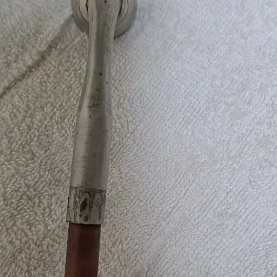 [BUNJANG] Antique Bamboo and White Brass Long-Stemmed Pipe (Gom-bangdae) / 옛날  (곰방대)