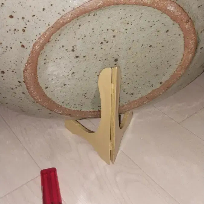 [BUNJANG] Antique Octagonal Plate with Daruma Painting Bowl / 팔각 접시 달마 그림 그릇