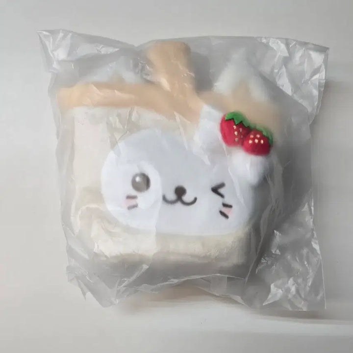 [BUNJANG] NCT WISH Japan Strawberry Bakery Popup Plush Pouch (Bubble Cat) / 엔시티위시 일본 딸기 베이커리 팝업 인형파우치(버블냥)