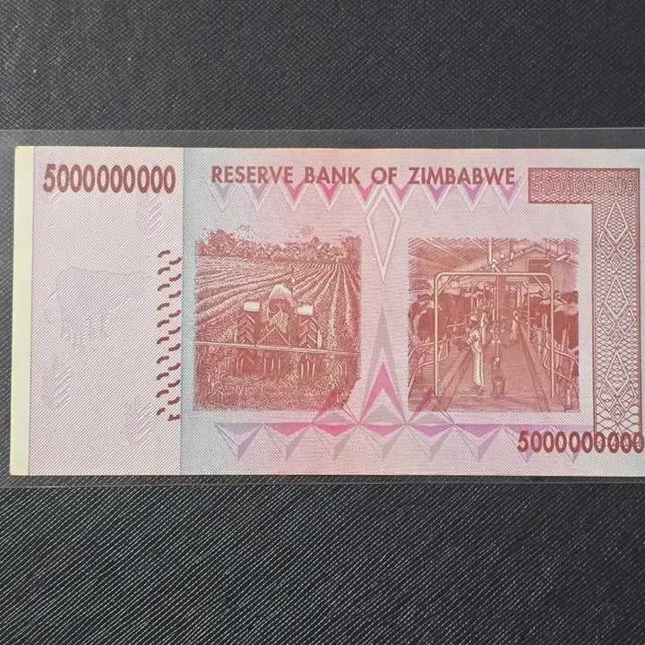 [BUNJANG] Zimbabwe 50 Billion Dollar Banknote, 2008, Uncirculated / 초고액권 짐바브웨 50억달러 지폐, 2008년, 극미품