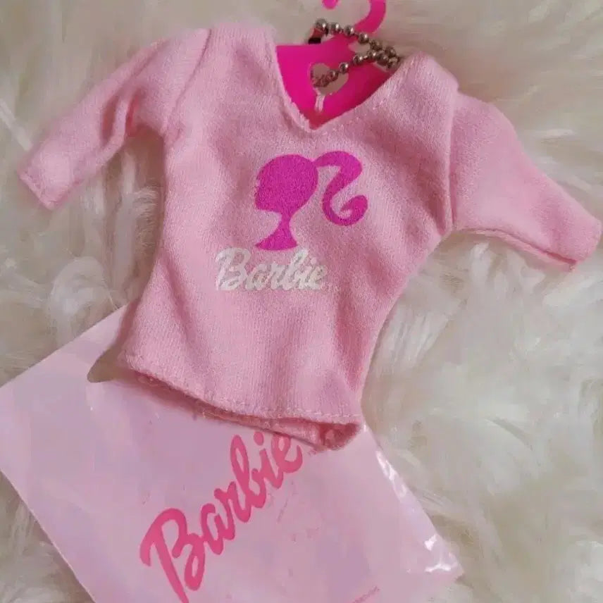 [BUNJANG] Barbie Doll Clothes Pink Limited Edition Keyring / 바비 인형 옷 핑크 수입 한정판 키링