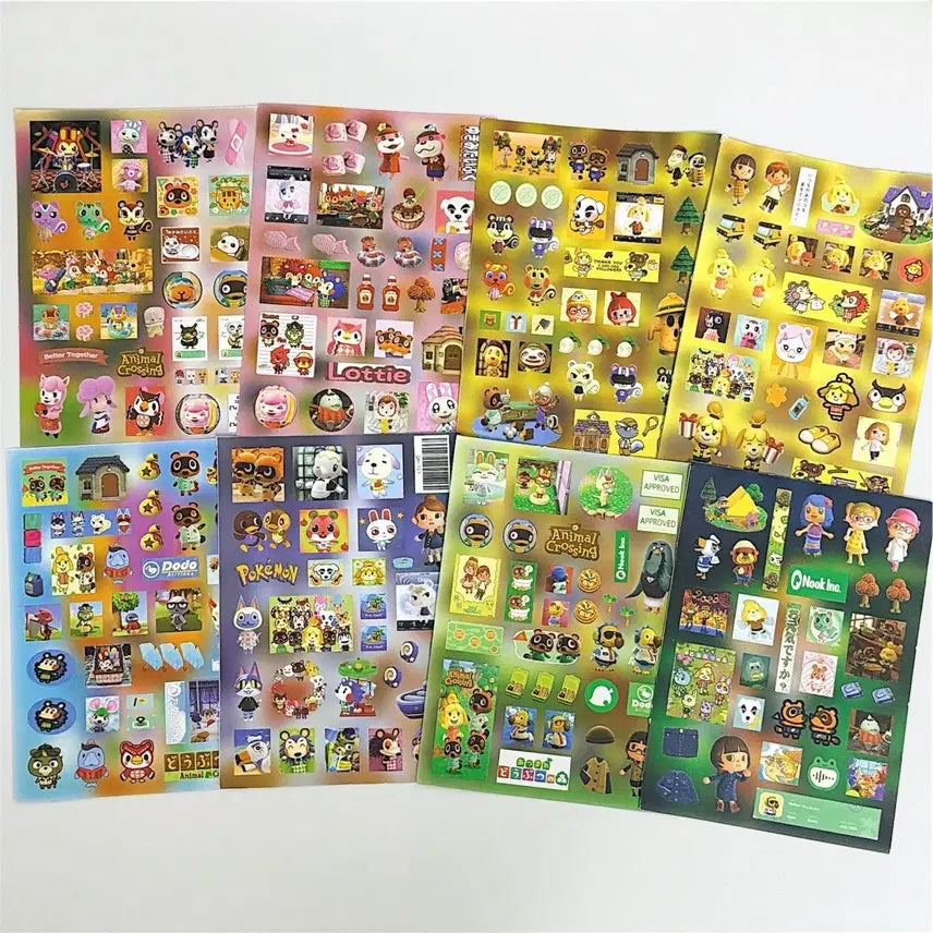 [BUNJANG] Animal Crossing Sticker Set - Dairy &amp; Phone Deco (Ver.1) / [덤맛집] 동물의 숲 스티커세트 다꾸 폰꾸 ver.1