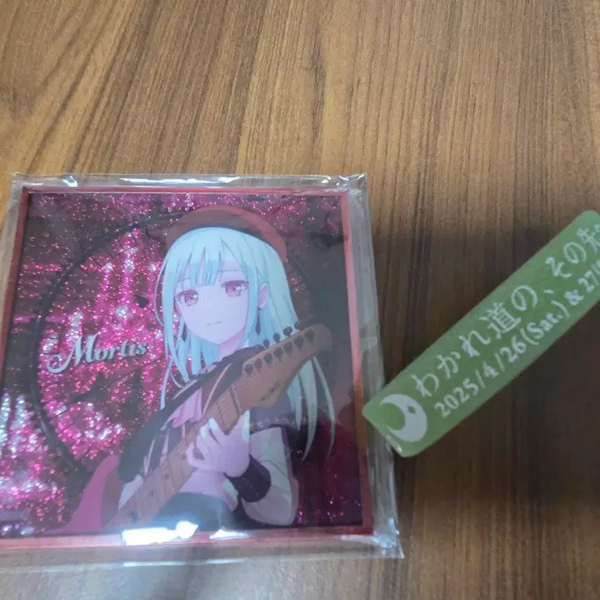 [BUNJANG] BanG Dream! Wakaba Mutsumi MyGO! Collaboration Rubber Band &amp; Acrylic Frame Set / 뱅드림 와카바 무츠미 마이무지 합동라이브 러버밴드 + 아크릴액자