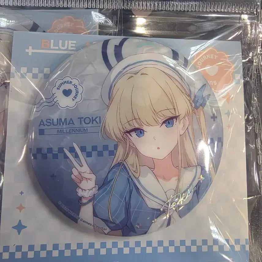[BUNJANG] Blue Archive Millennium Summer Azuma Toki Can Badge / 블루아카이브 밀레니엄의 여름 아즈마 토키 캔뱃지