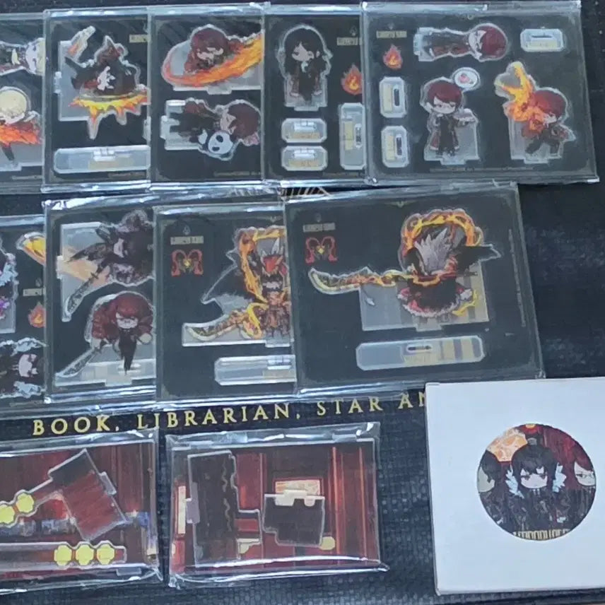 [BUNJANG] Hamham Pang Pang Lobotomy Corporation Liu Association Acrylic Stand Bundle Set / 햄햄팡팡 라오루 손님아크릴 리우협회 일괄로만 판매합니다