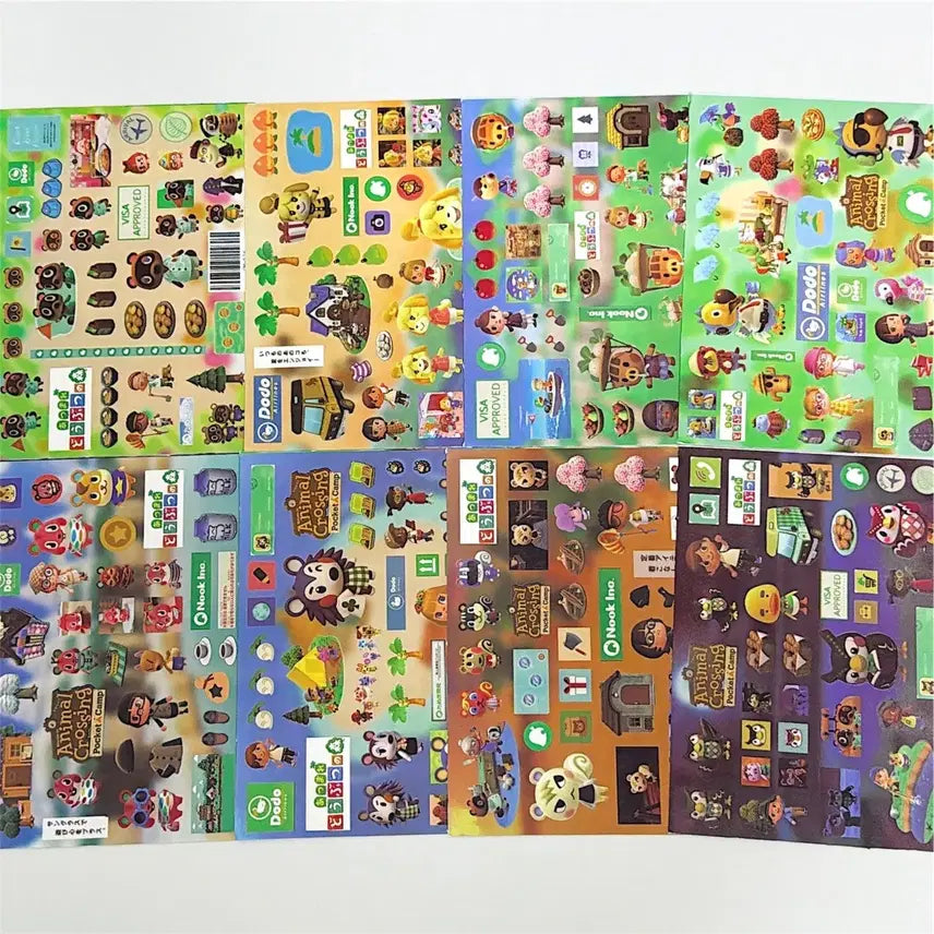 [BUNJANG] Animal Crossing Sticker Set - Version 2 - for Journaling and Phone Decoration / [덤맛집] 동물의 숲 스티커세트 다꾸 폰꾸 ver.2